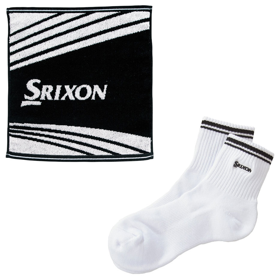 EX GOLFのダンロップ スリクソン タオル ソックス マーカー ティセット GGF-20453 ギフト ゴルフ DUNLOP SRIXON｜アングル3