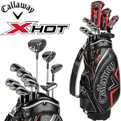 Callaway(キャロウェイ) X HOT パッケージセット 11本セット クラブセット キャディバッグ付き [日本正規品]