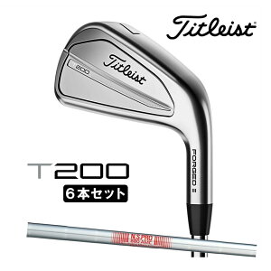 【あす楽可能】タイトリスト T200 2023 アイアン 6本セット (#5-P) メンズ 右用 N.S.PRO 880 AMC スチールシャフト ゴルフ Titleist 日本正規品