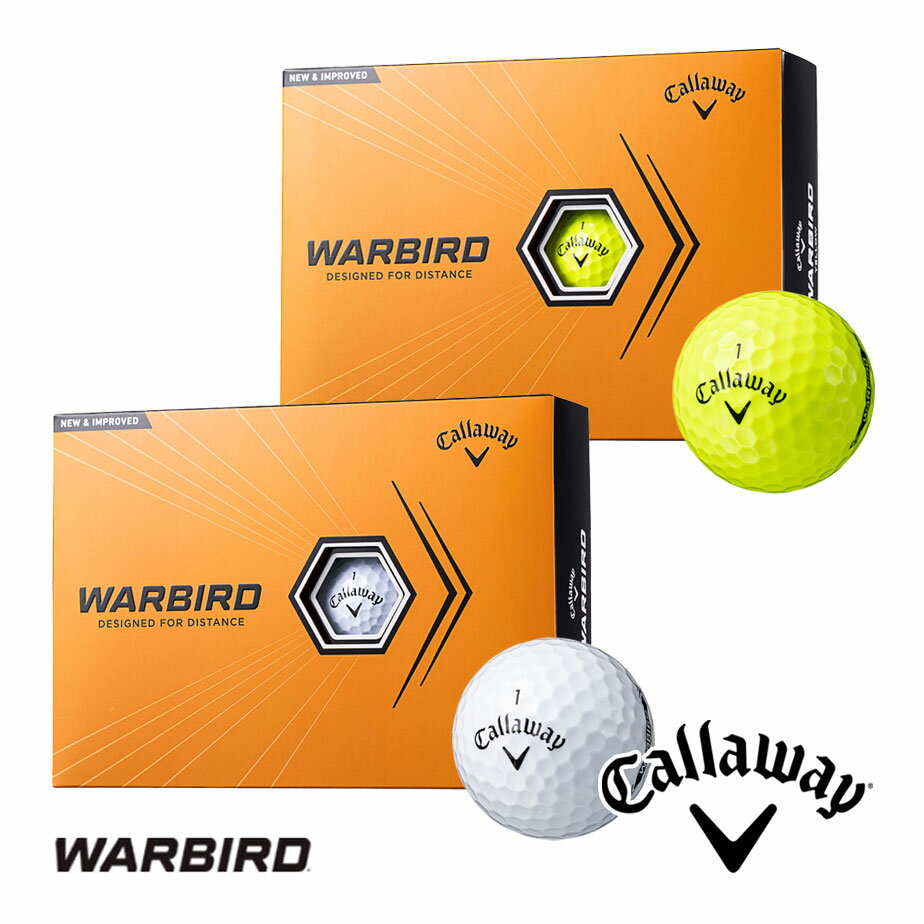 キャロウェイ WARBIRD ゴルフ ボール (12球) ウォーバード 2023年モデル Callaway