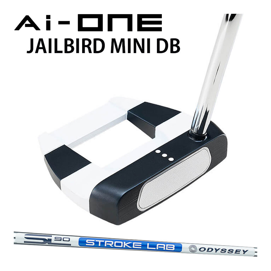 オデッセイ Ai-ONE パター 右用 STROKE LAB 90 スチールシャフト JAILBIRD MINI DB Ai-ONE Pistolグリップ エーアイワン ゴルフ 2024 ODYSSEY 日本正規品