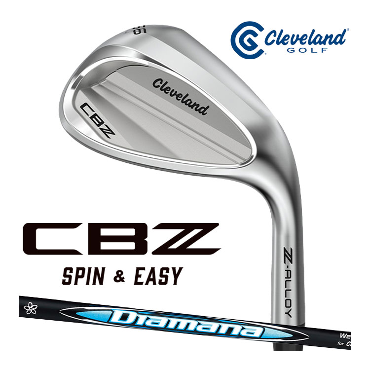 乐天商城 - クリーブランド CBZ ウェッジ Diamana for CG III カーボンシャフト メンズ 右用 ゴルフ Cleveland シービーゼット WEDGE