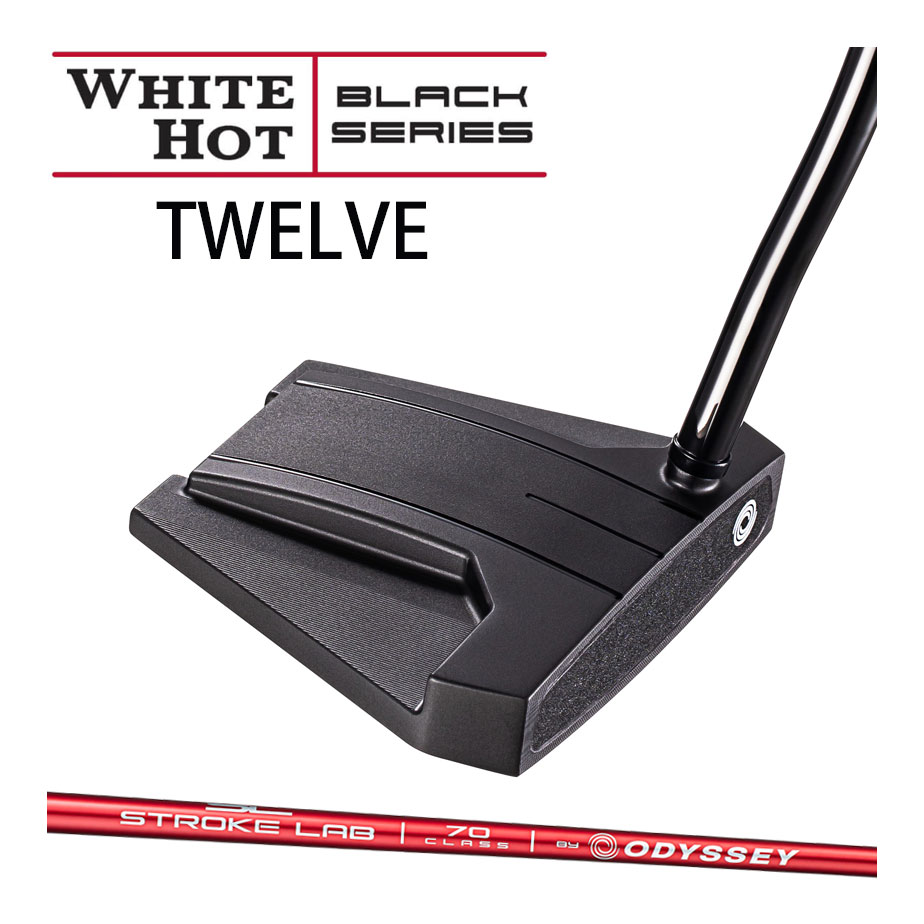 オデッセイ ホワイト ホット ブラック WHITE HOT BLACK TWELVE パター メンズ 右用 STROKE LABシャフト レッド ゴルフ 2023年モデル 日本正規品 ODYSSEY
