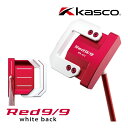 【あす楽可能】キャスコ Red9/9 ホワイトバック WB-012 ワイドボックスタイプ パター メンズ 右用 34インチ センターシャフト 大型ヘッドでブレない 深重心設計 極太シャフト クラブ ゴルフ Kasco その1