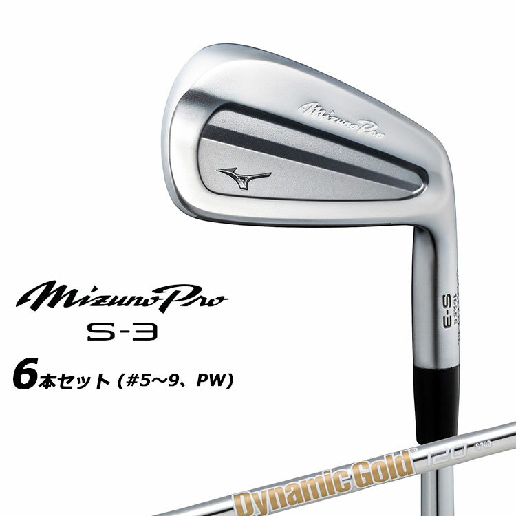 ߥ MIZUNO PRO S-3  ߥ ץ 6ܥå(#5-PW)  Dynamic Gold 120 륷...