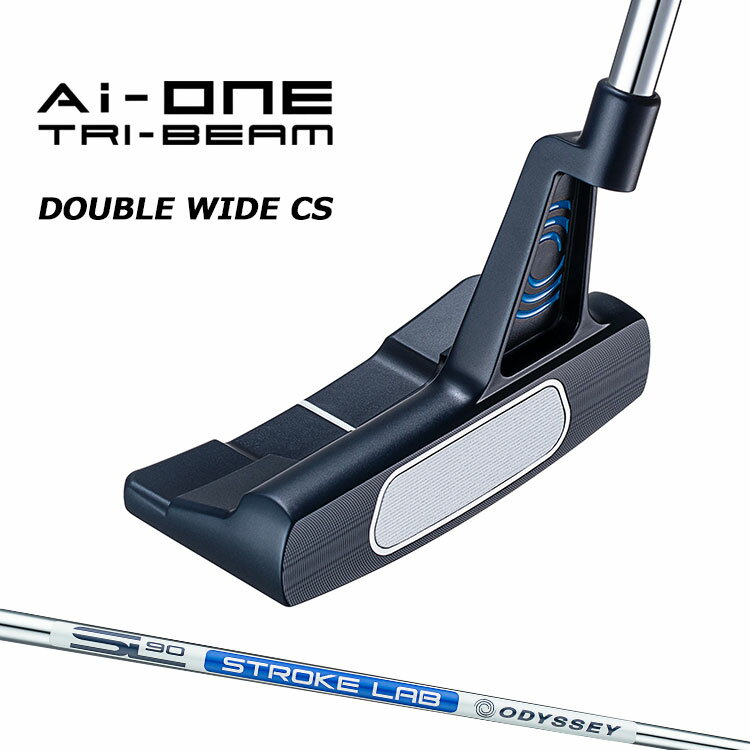 【あす楽可能】オデッセイ Ai-ONE TRI-BEAM パター 右用 STROKE LAB 90 スチールシャフト DOUBLE WIDE CS 日本正規品 Odessey エーアイワン トライビーム