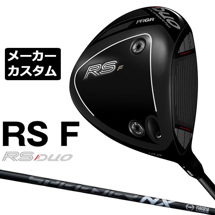 樂天商城 - メーカーカスタムクラブ プロギア RS DUO RS F ドライバー 2026 SPEEDER NX BLACK カーボンシャフト PRGR アールエス デュオ