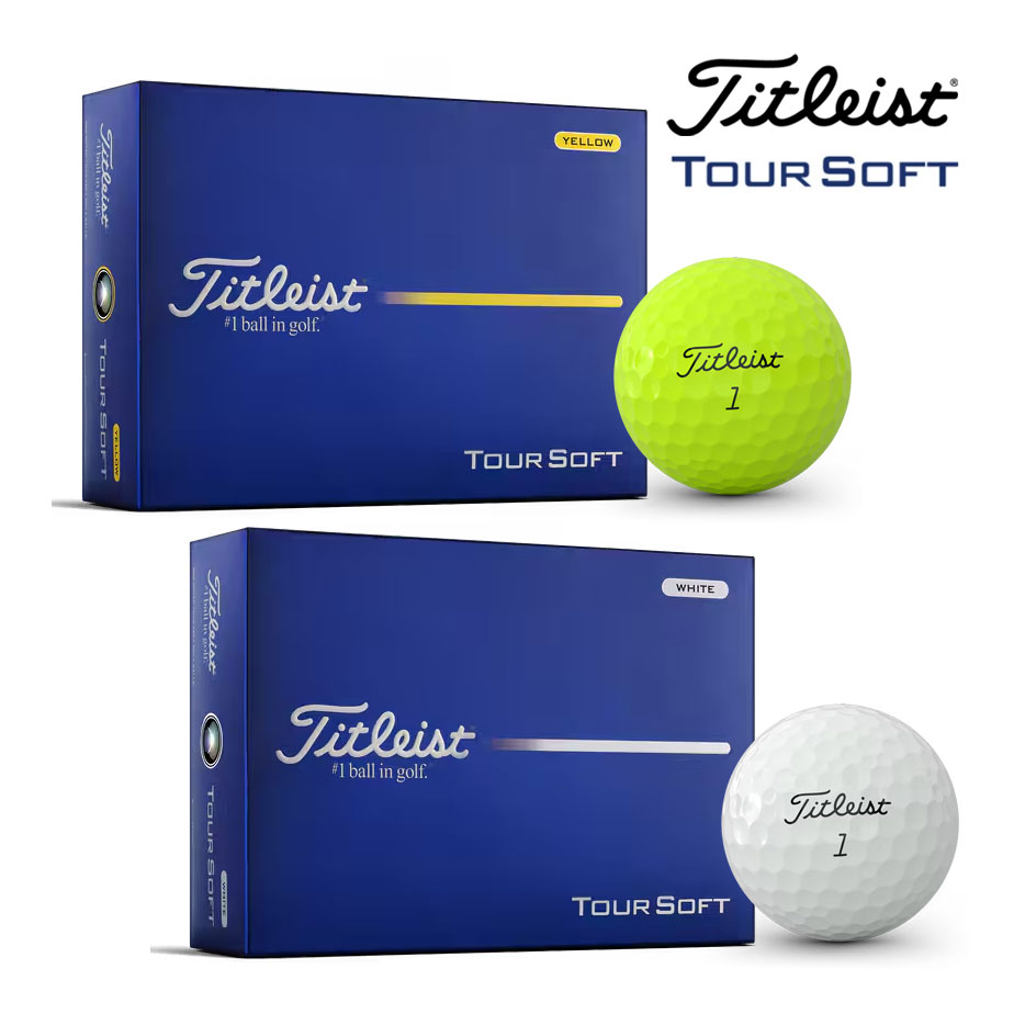 TITLEIST - 【即納可能】タイトリスト 2026 ツアーソフト ゴルフボール 1ダース(12球) TOUR SOFT Titleist 日本正規品