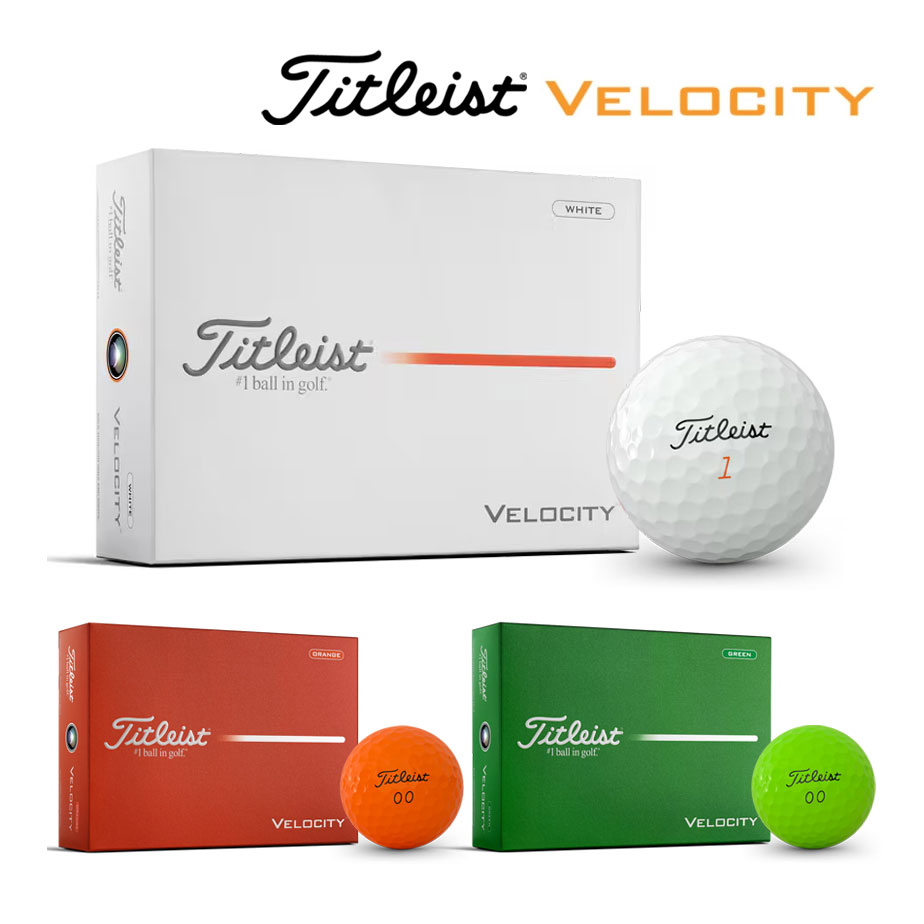 TITLEIST - 【即納可能】タイトリスト 2026 ベロシティ ゴルフボール 1ダース(12球) VELOCITY Titleist 日本正規品