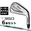 【メーカーカスタム】タイトリスト T350 2023 アイアン 右用 6本セット(#6-P、W48) N.S.PRO 950GH neo スチールシャフト Titleist 日本正規品