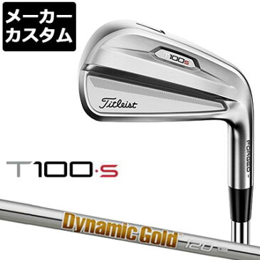 【メーカーカスタム】Titleist(タイトリスト) T100S 2021 アイアン 5本セット(#6-PW) Dynamic Gold 120 スチールシャフト