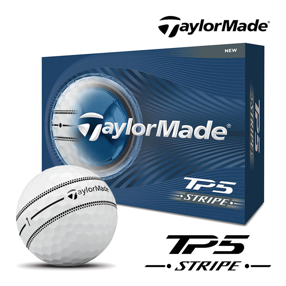 　テーラーメイド 2026 TP5 STRIPE ゴルフ ボール (12球) 世界のトップが信頼する、5層の実力。NEW「TP5」ボール登場。 2025年オーガスタを制しキャリアグランドスラムを手にしたローリー・マキロイ、世界の舞台で戦うコリン・モリカワや念願のPGAツアー出場を果たした中島啓太。そして、昨年国内女子ツアー初勝利を獲得した脇元華。世界最高峰のプレーヤーたちは、すでにテーラーメイド史上最速のツアーボール「TP5」を選んでいる。次の一歩を踏み出すのは、あなた自身だ。 風を制する「マイクロコーティング」搭載 ミクロの厚さで均等にボールをコーティングできるテーラーメイド独自の新技術。従来のボールだと表面のディンプルにコーティング剤が溜まり弾道のバラつきが発生する中、新しい「TP5」シリーズではこの「マイクロコーティング」により、この肉眼では見えない課題を解決。弾道の精度が高まり着弾位置のバラつきを抑え、より強い弾道を実現。 飛びを解放。スピンを支配 「最もソフトな5層構造のツアーボール」として支持されてきた「TP5」ボール。そしていま「TP5」史上最高のスピードへ。最大サイズのコアがインパクト時のエネルギーを逃さず、圧倒的なボールスピードとさらなる飛距離を生み出す。 進化した「ツアーフライトディンプルパターン」 再設計された「ツアーフライトディンプルパターン」は、より深いディンプル形状で空気抵抗を抑制。さらに「マイクロコーティング」との相乗効果により、風を突き抜けるような強い弾道を実現。高い精度で最適化された弾道で、あなたのショットを次のレベルへ導く。 「クワイエットアイ」新搭載」 新しくなった「TP5 Stripe」シリーズでは、アライメントがしやすくなったビジュアルテクノロジーを搭載。ストライプの幅を細くし、よりクリーンなデザインに改良。さらにパッティング時の集中力を高める「クワイエットアイ」を新搭載。