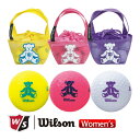 ウィルソン ベア レディース ゴルフ ボール ネット 8球入り WILSON BEAR