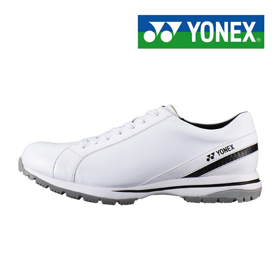 ヨネックス パワークッション706 シューズ メンズ SHG-706 ホワイト 3.5E 防水 スパイクレス ゴルフ YONEX