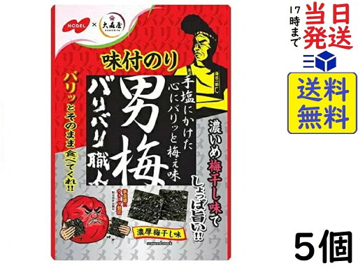 ノーベル バリバリ職人 男梅味 3g ×5個賞味期限2026/02 ノーベル バリバリ職人 男梅味 3g ×5個賞味期限2026/02