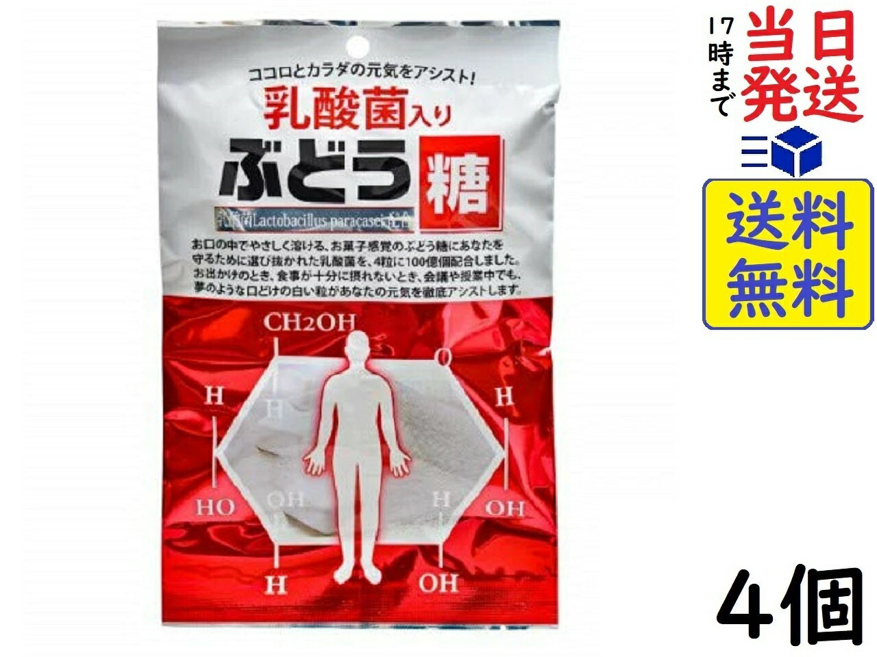 大丸本舗 乳酸菌入り ぶどう糖 20粒 ×4個賞味期限2024/11