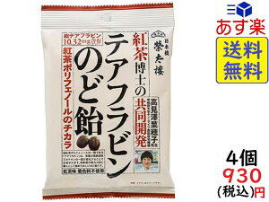 榮太樓 紅茶博士のテアフラビンのど飴 80g×4袋 賞味期限2021/12