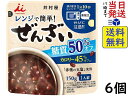 井村屋 レンジで簡単 糖質50％オフ ぜんざい 150g ×6個賞味期限2025/01/20