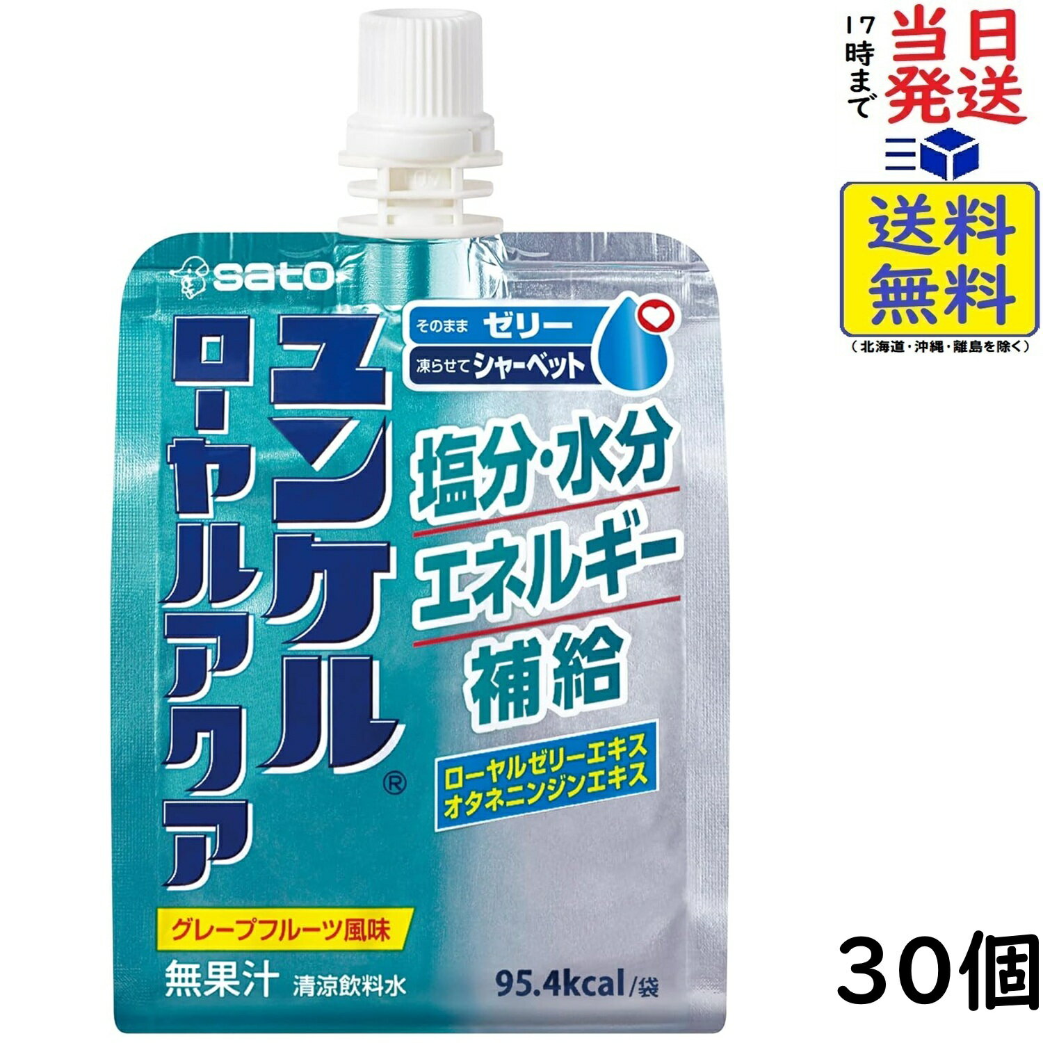 佐藤製薬 ユンケル ローヤルアクア パウチ 180g×30個賞味期限2027/06（楽天・exicoast Internet store 2号店）