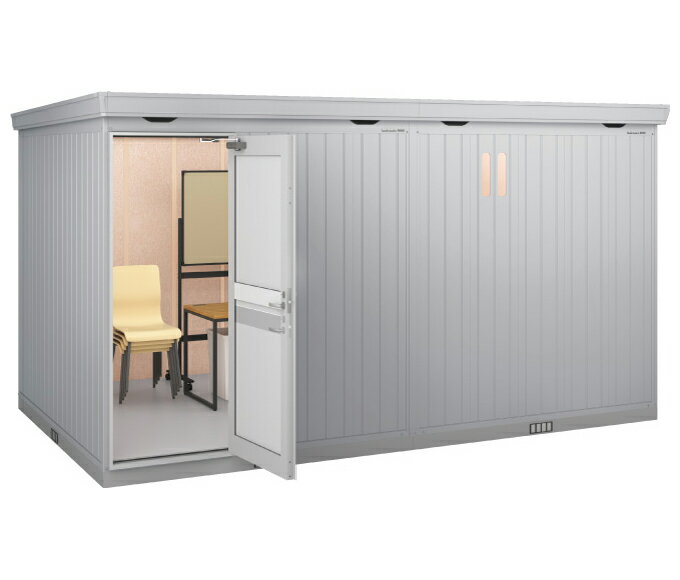 乐天商城 - イナバ物置　フォルタプラス　FP-4426HD（ハイルーフ/多雪型/ドアタイプ）物置き　大型　屋外　収納庫