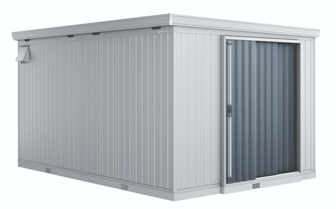 イナバ物置　フォルタ縦長大型　FB-3044H（ハイルーフ/豪雪型）物置き　大型型　屋外　収納庫