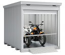 イナバ物置 バイク保管庫 FM-2230HY【床付タイプ】(ハイルーフ/多雪型)バイクガレージ バイク保管庫 屋外