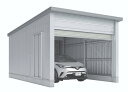 イナバ物置 タフレージ WG-S36666MP(シャッタータイプ/一般型/1台収納タイプ)電動開閉ガレージ 物置き 中型 屋外 収納庫 駐輪 自転車 スペース関...
