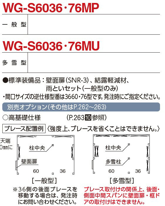 イナバ物置 タフレージ WG-S6036・76...の紹介画像3