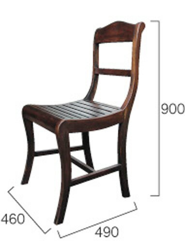 ヨーロピアンチェア(20830)(ジャービス商事)ファニチャー 家具 チェアー イス 椅子 インテリア 室内向き チーク 木製 [2]