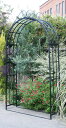ガーデンアーチ3型（32350）（ジャービス商事）エクステリア　ガーデニング　園芸　庭造り　ブラック　黒　アイアン その1