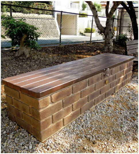 【関東限定販売】ニッコーエクステリア　防災収納ベンチ BS-BE-1※別途送料御見積ニッコーエクステリア..