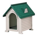 リッチェル ペットハウスDX-580(犬小屋、犬舎) ※グリーンのみ (*4t車以外での配送不可*1Fエントランス渡し)犬用 犬小屋リッチェル製