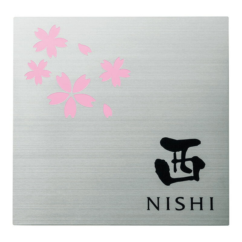 【7/10限定★抽選で2人に1人最大100%ポイントバック★要エントリー】ステンレス表札 スクアド SQL-S-11（丸三タカギ）