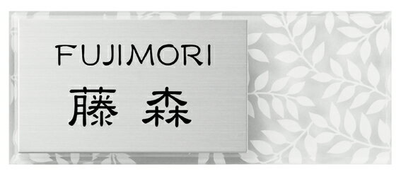 【SMILE表札】アクリル表札 クレール SLC-Y3-650（丸三タカギ）