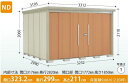 タクボ物置　Mr.ストックマン・ダンディ ND-3229Y (一般型・標準屋根・側面棚タイプ) 中・大型物置 収納庫 屋外 物置き 送料無料