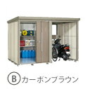 タクボ物置 Mr.ストックマン プラスアルファ TP-SZ31R15(多雪型・結露減少屋根)扉色:(CB)カーボンブラウン 中・大型物置 駐輪 収納庫 屋外 物...