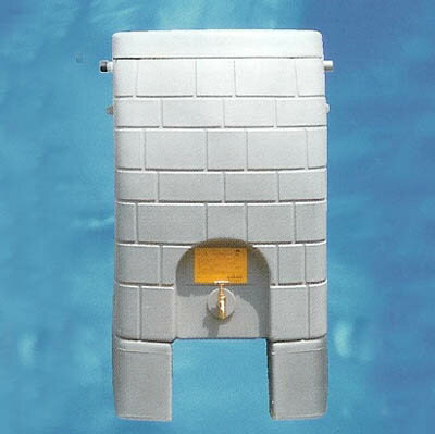 雨水を集めて有効利用雨水タンク　[「雨音くん」150リットルタイプ（架台付き）