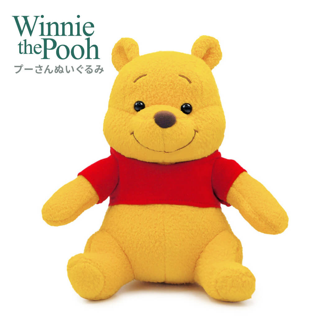 テディベア ぬいぐるみ ｢Winnie the Pooh プーさん｣ (電報なし) 送料無料 くまのプーさん Disney ディズニー テディベア お祝い ギフト プレゼント ラッピング対応 グッズ 結婚式 結婚祝い サプライズ 誕生日 叙勲 受章祝い 母の日 2024 父の日 即日発送 翌日配達 あす楽