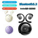 2024最新 ワイヤレスイヤホン 骨伝導イヤホン Bluetooth5.3 コードレスイヤホン 音漏れ防ぐ スポーツ Hi-fi 超軽量 超長待機 耳掛け式 通勤 通学 プレゼント(2)