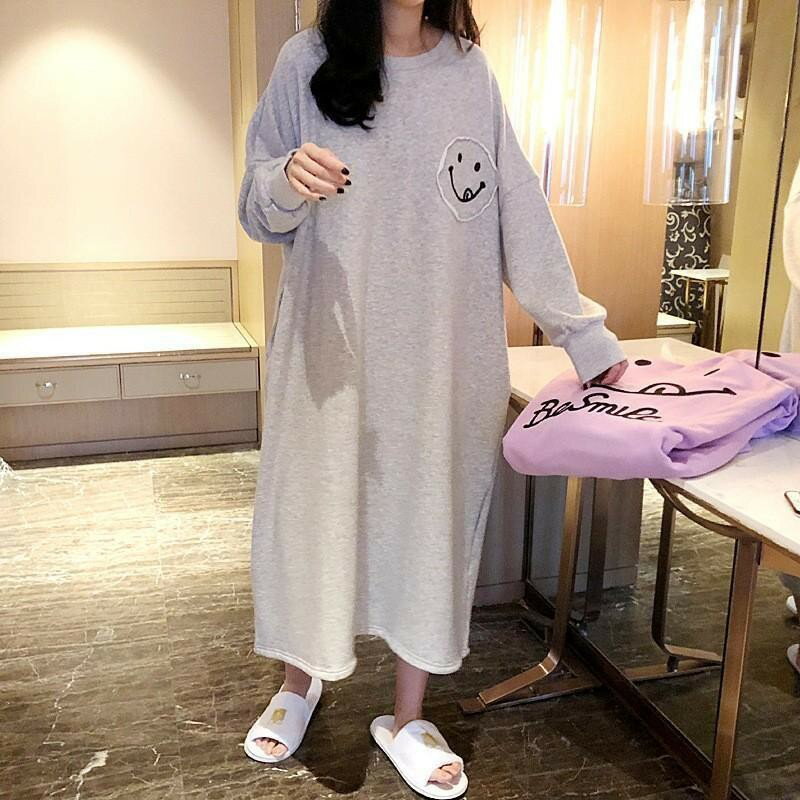 ネグリジェ パジャマ レディース 秋冬 長袖ワンピース パジャマ 無地 大きいサイズ ネグリジェ ロング丈ワンピース ナイトロープ パジャマ 部屋着可愛い