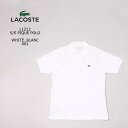 並行輸入品 FRANCE LACOSTE (フランスラコステ) S/S PIQUE POLO - WHITE BLANC 001 フララコ ポロシャツ メンズ