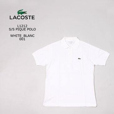 [並行輸入品] FRANCE LACOSTE (フランスラコステ) S/S PIQUE POLO - WHITE BLANC 001 フララコ ポロシャツ メンズ