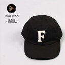 FELCO (tFR) TWILL BB CAP - BLACK_F_NATURAL x[X{[Lbv Y fB[X