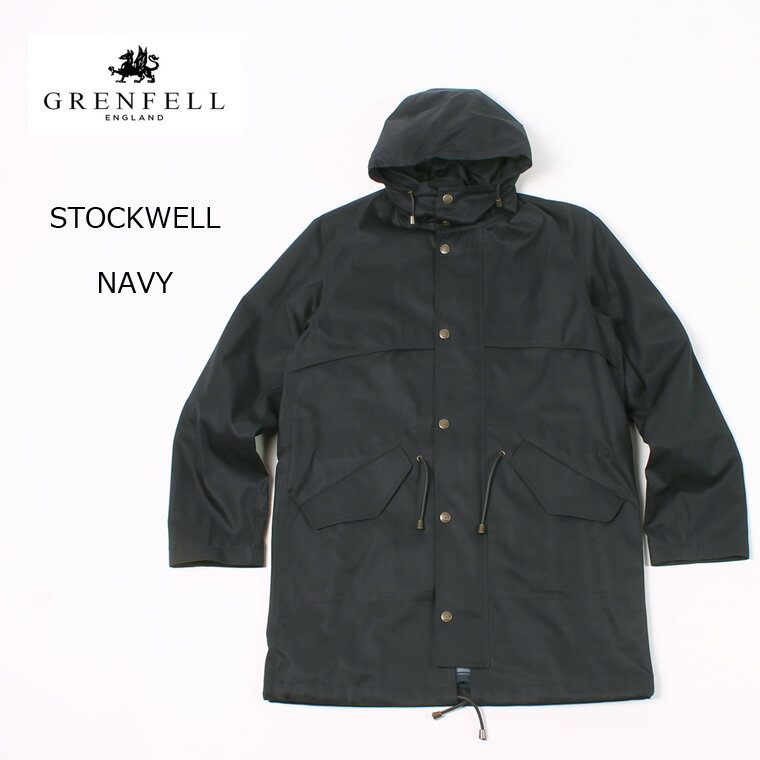 GRENFELL (グレンフェル) STOCKWELL - NAVY ストックウェル コート メンズ