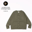 FELCO (フェルコ) L/S BINDER V NECK CARDIGAN W/POCKET 7oz 18SINGLE JERSEY - CHARCOAL カーディガン メンズ