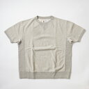 FELCO (tFR) 10oz LT WEIGHT FRENCH TERRY S/S INVERSE WEAVE SWEAT CLASSIC FIT - TWISTED GREY  XEFbg Y