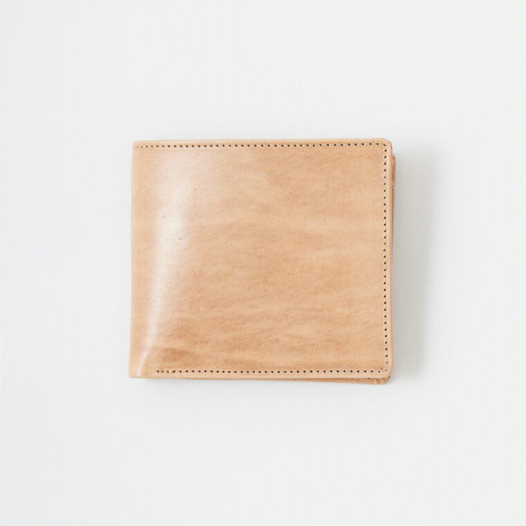 BEORMA LEATHER COMPANY (ベオーマレザーカンパニー) VINTAGE BRIDLE LEATHER NOTECASE - NATURAL ヴィンテージブライドルレザー 2つ折り財布 ウォレット