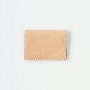 BEORMA LEATHER COMPANY (ベオーマレザーカンパニー) VINTAGE BRIDLE LEATHER CARD CASE - NATURAL...