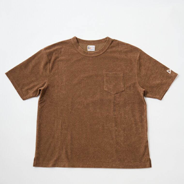 Rakuten - FELCO (フェルコ) S/S MINI PILE T SHIRT - 8 BROWN パイルTシャツ メンズ