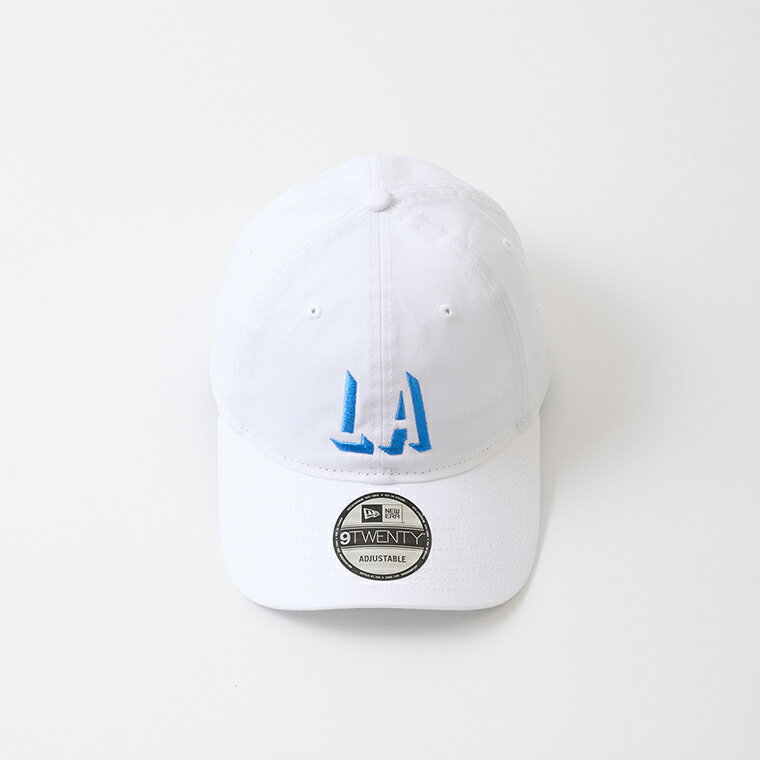 CALIFOLKS (カリフォークス) NEW ERA 9TWENTY LA - WHITE ベースボールキャップ メンズ
